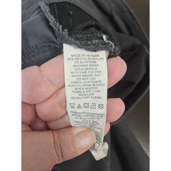 Prana Gray Standard Fit Pants 12RG Nylon Stretch Outdoor Hiking Outdoor Utility - Picture 8 of 8